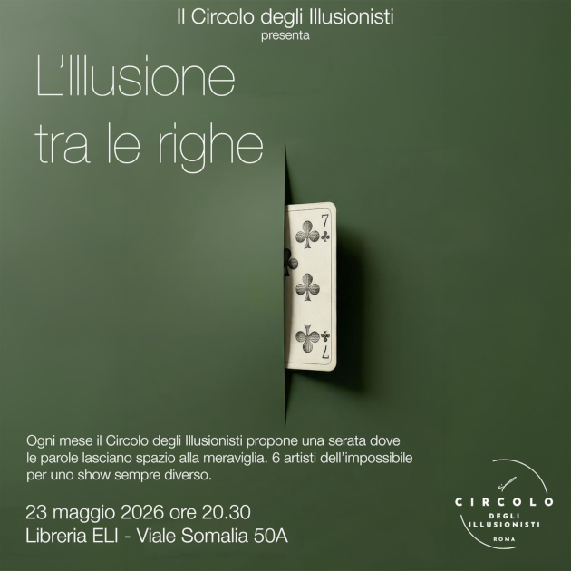 “L’Illusione tra le righe” alla Libreria ELI